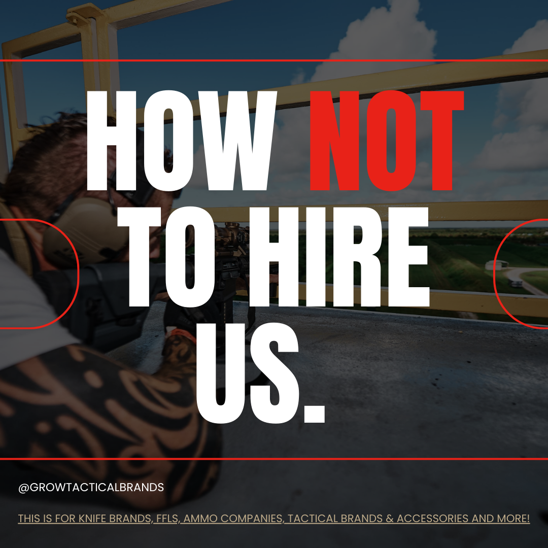 Learn how to run your own marketing for your 2A and tactical brands right from a marketing agencies guide book. 